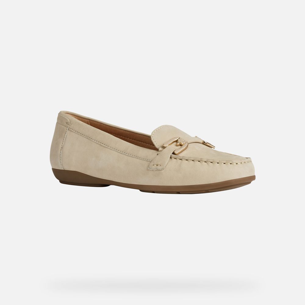 Mocassins Geox Senhora Bege - Annytah - VGOSF3894